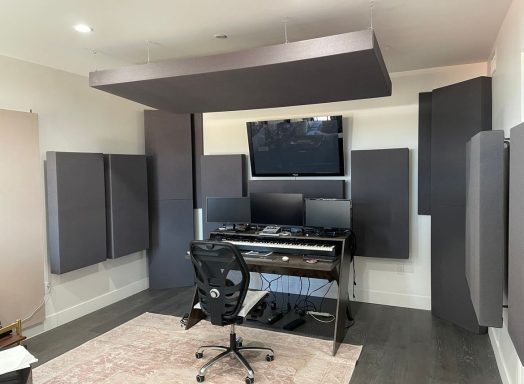 Musikstudio mit Akustikeinhausung